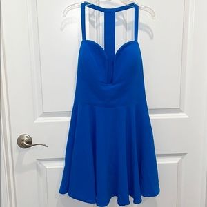 Bebe x Naven Blue Skater Dress